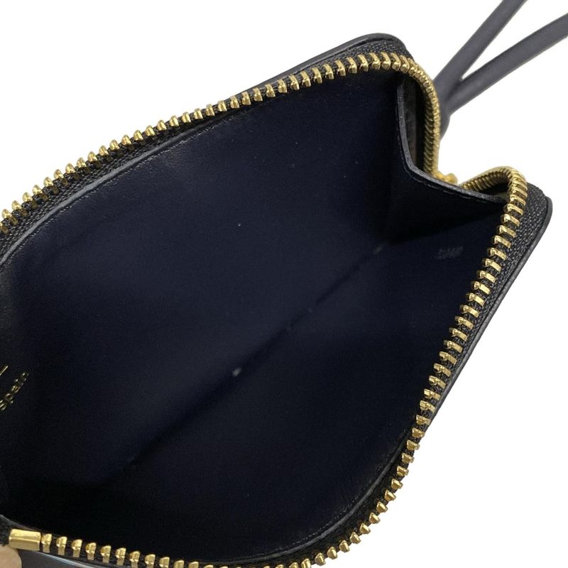 Loewe Coin Case - Dark Navy X Light Blue X Gold With Snafujita/cloud/card