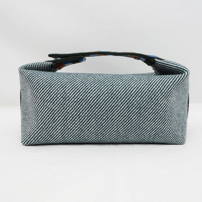 Hermes Brid A Black PM Au-carre Handbag Pouch Vert Foret Ladies