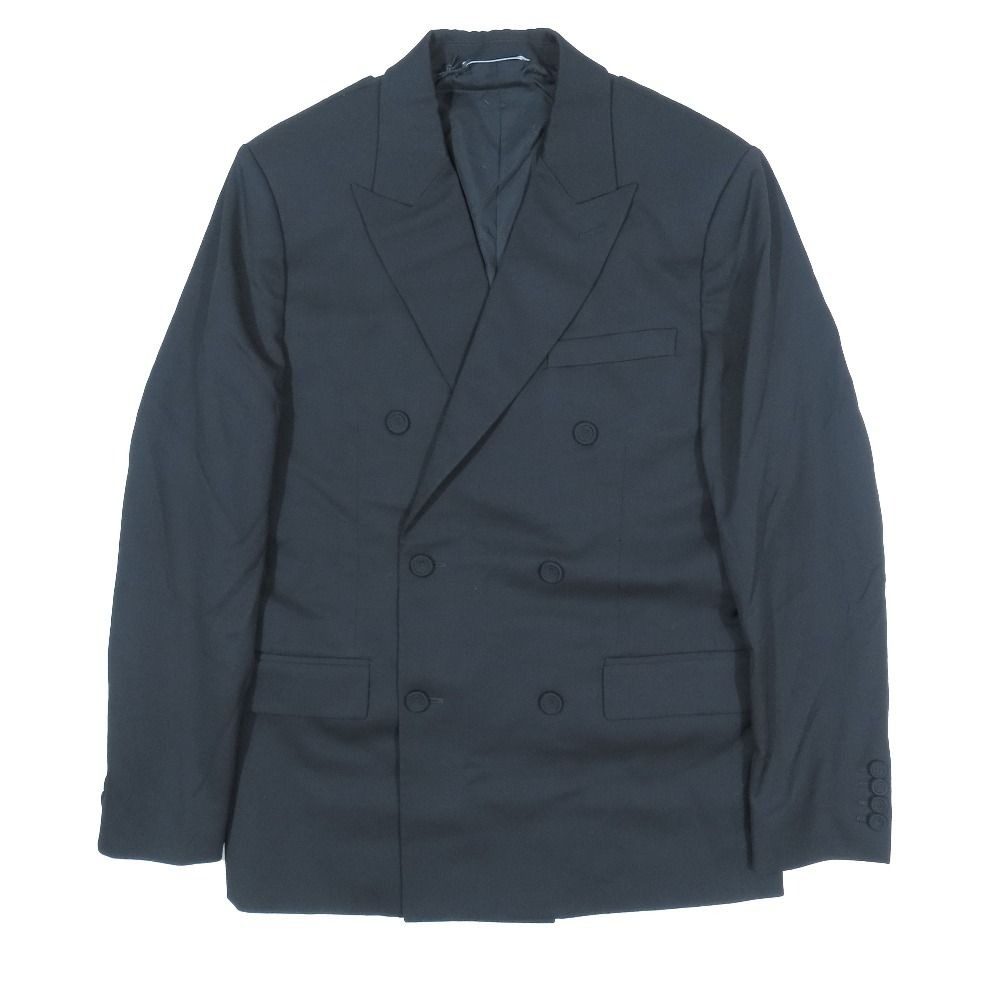 Dior Docking Tailored Jacket Double Breasted Fully Lined Cdlogo Black 48