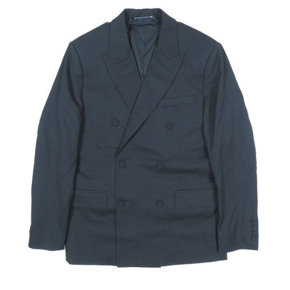 Dior Docking Tailored Jacket Double Breasted Fully Lined Cdlogo Black 48