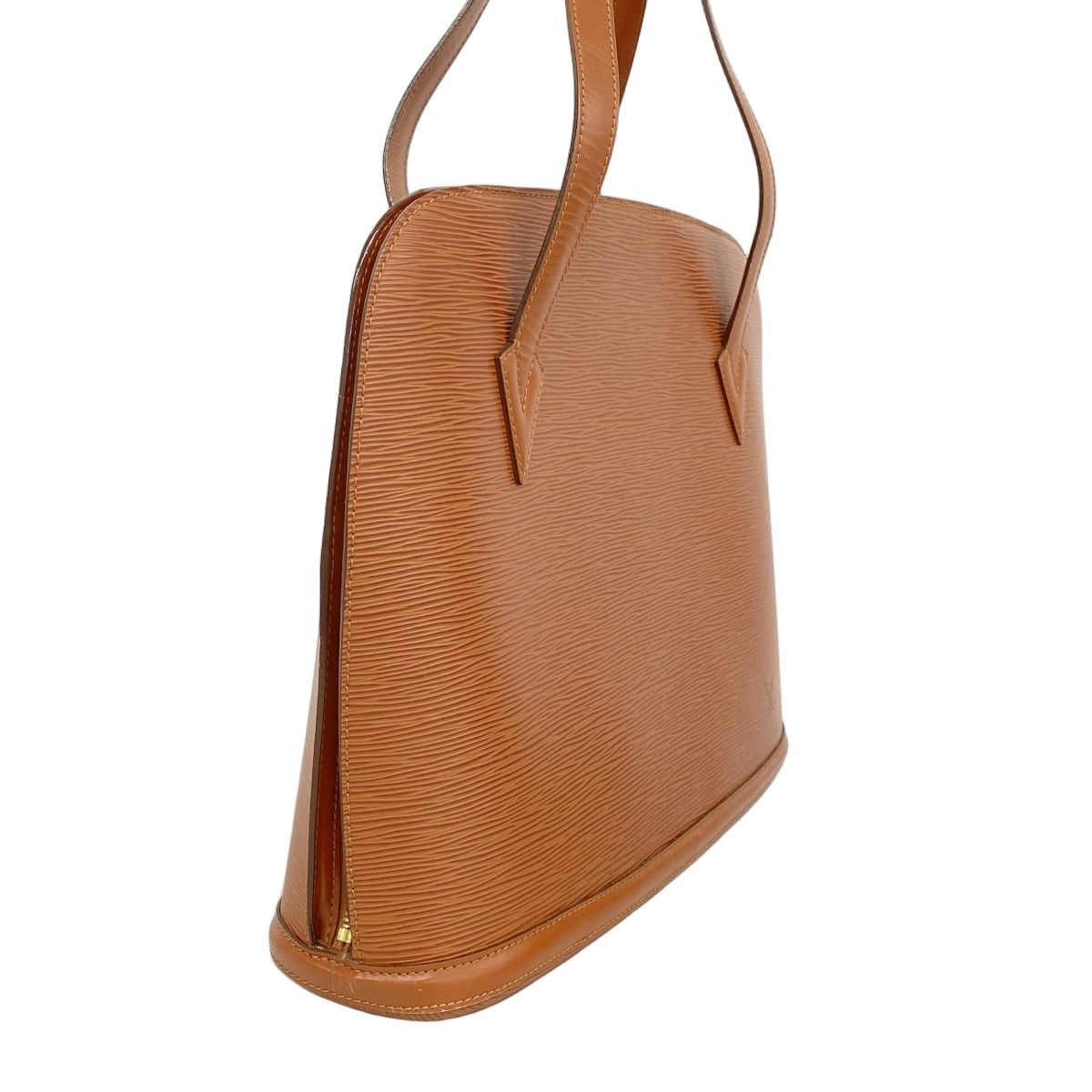 Louis Vuitton Shoulder Bag Epi Lussac Kenya Brown — view 2