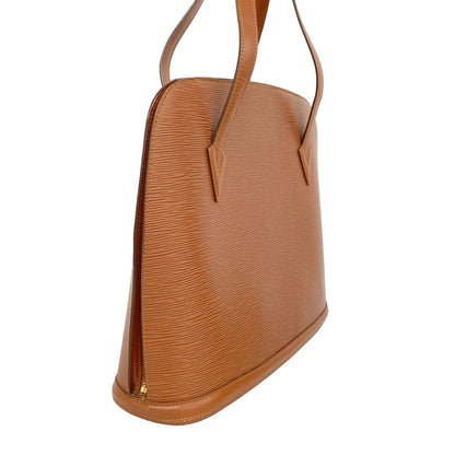Louis Vuitton Shoulder Bag Epi Lussac Kenya Brown — view 2