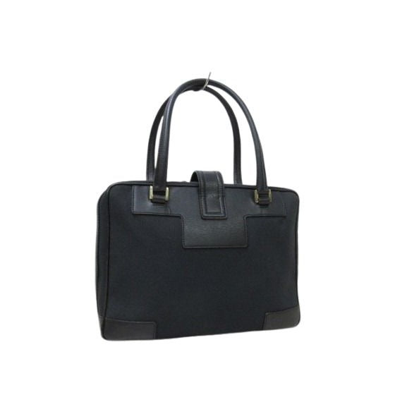 Gucci Handbag G Logo 001-5155 Black Canvas And Leather Gold Hardware — view 2
