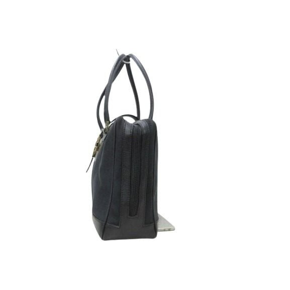 Gucci Handbag G Logo 001-5155 Black Canvas And Leather Gold Hardware — view 3