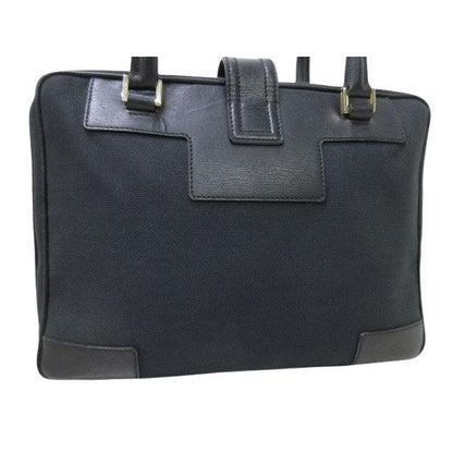 Gucci Handbag G Logo 001-5155 Black Canvas And Leather Gold Hardware — view 7