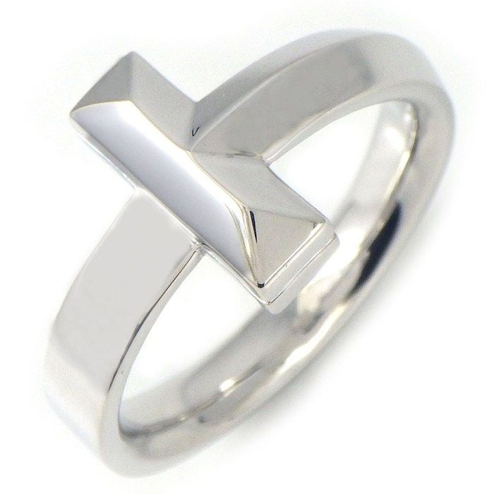Tiffany & Co. Ring T One Wide 18K White Gold