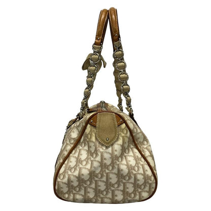 Dior/christian Dior Handbag Romantictrotter Lcs44706 Ivory X Beige X Brown