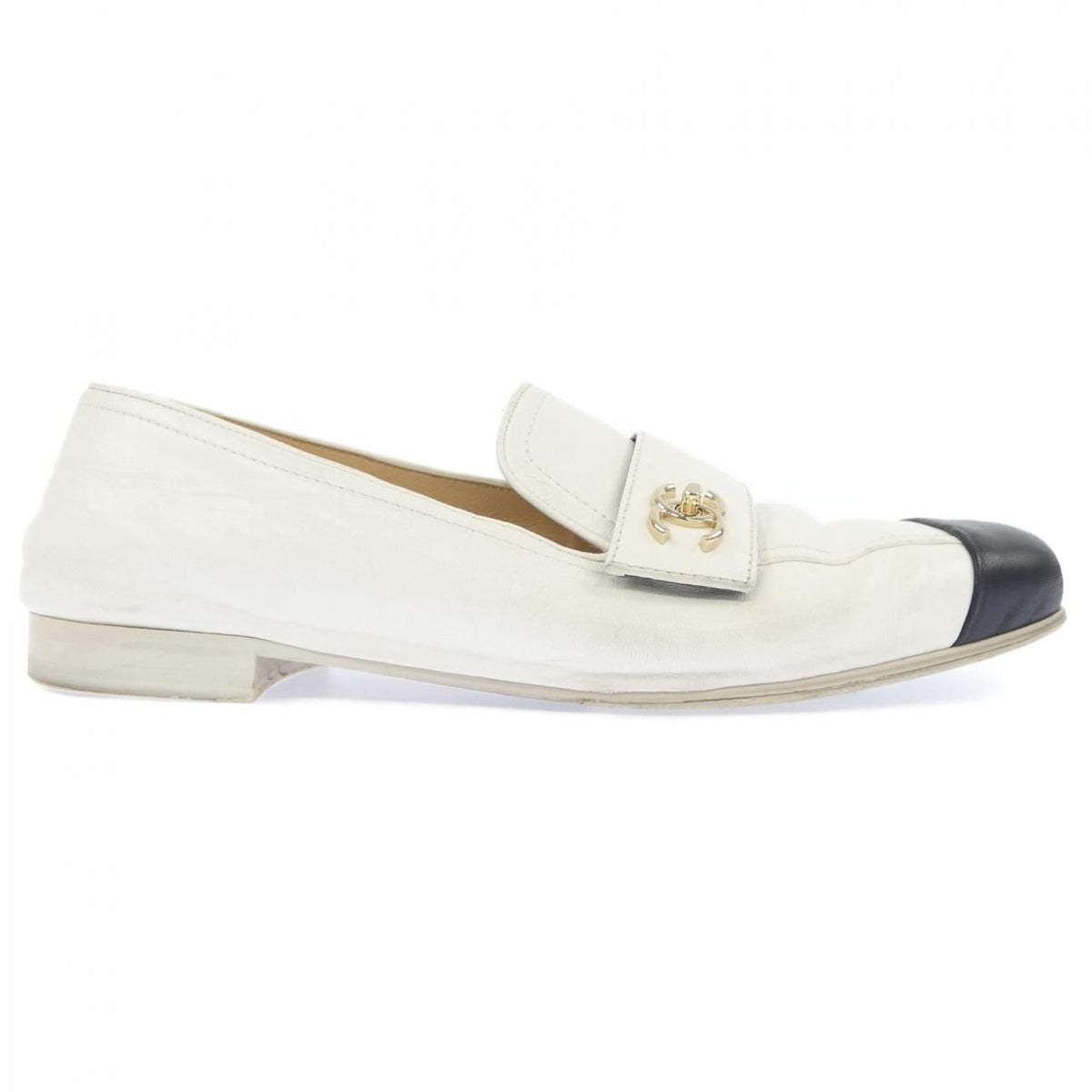 Chanel Shoes Black 37 White