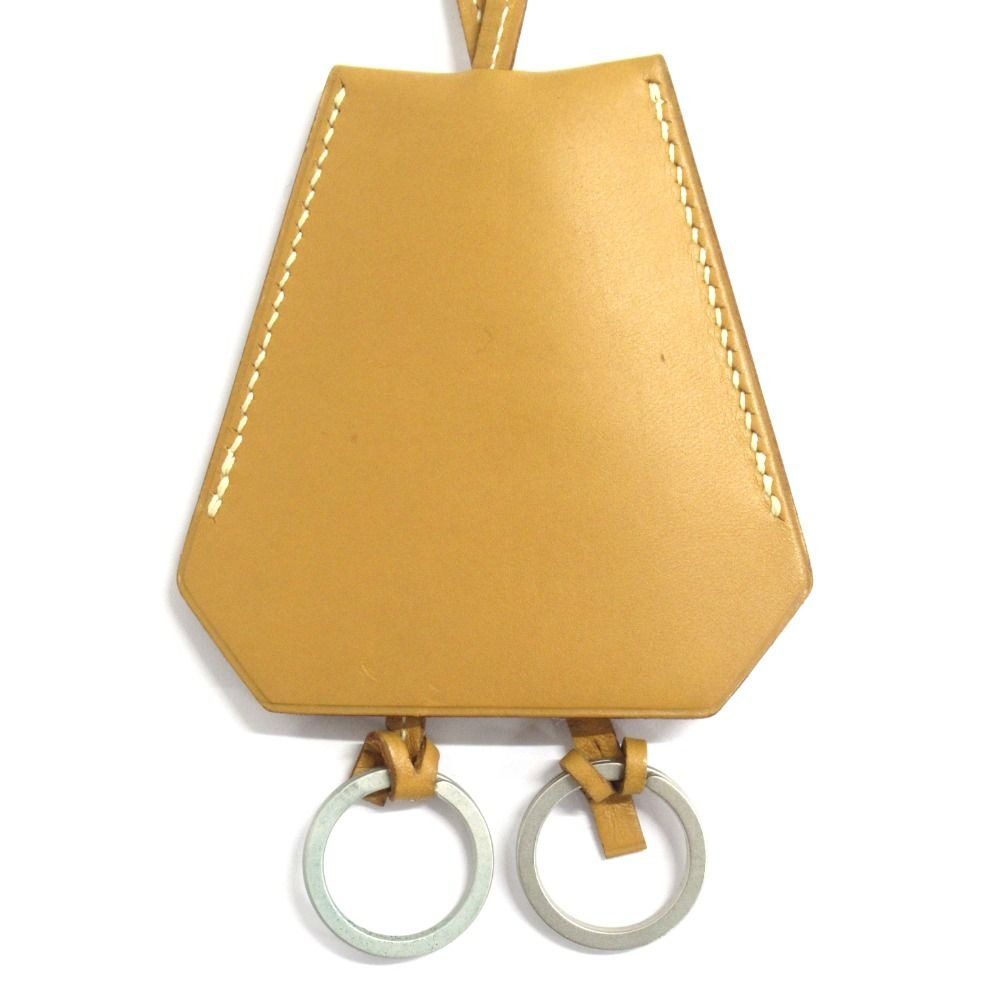 Hermes Martin Margiela Era Clochette Necklace Key Case Vintage Beige
