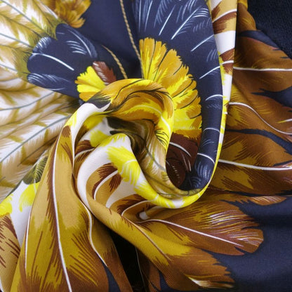 Hermes Dress High Neck Knit Silk Switch Total