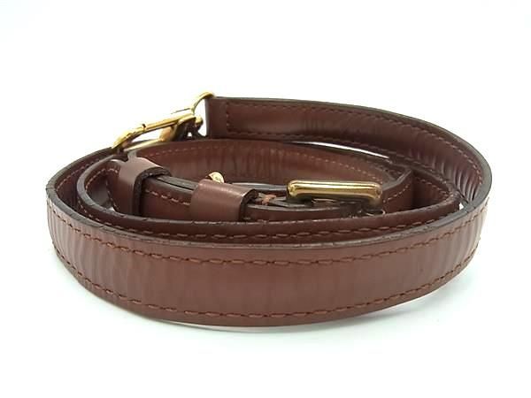 Louis Vuitton Leather Shoulder Strap For Bag Shoulder Crossbody Women Brown