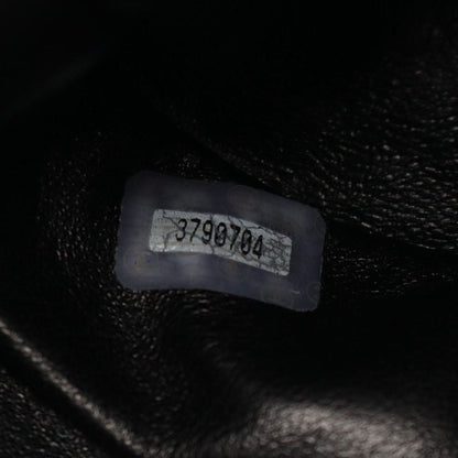 Chanel Backpack Quilted Black Lambskin Double Turnlock Chain — view 5
