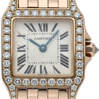 Cartier Santos de Cartier Moiselle SM Watch Diamond Bezel Box Repair