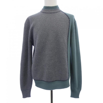Hermes Knit Sweater Green Gray