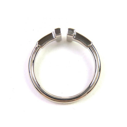 Tiffany & Co T-wire Ring 18K White Gold Accessory Ring White Gold Size Approx 8