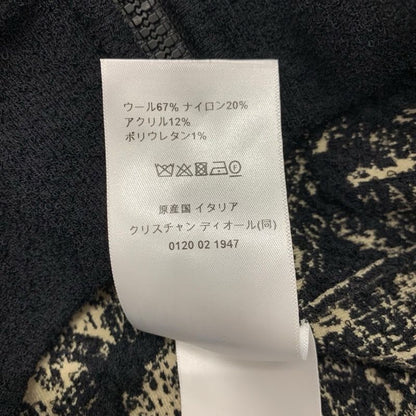 Christian Dior Outerwear Wool Black Beige Plan De Paris Bomber Jacket Logo