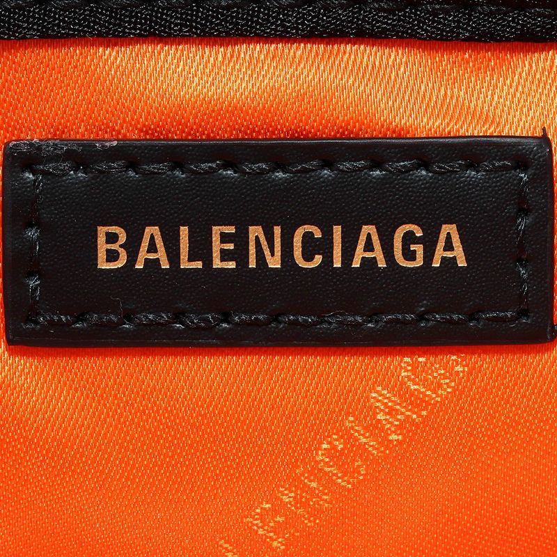 Balenciaga Tote Bag Navy Cabas Su Black/orange