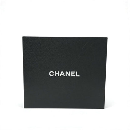 Chanel Boots Short Boots Shoes Leather Black Booties Lace Up Coco Mark Pearl