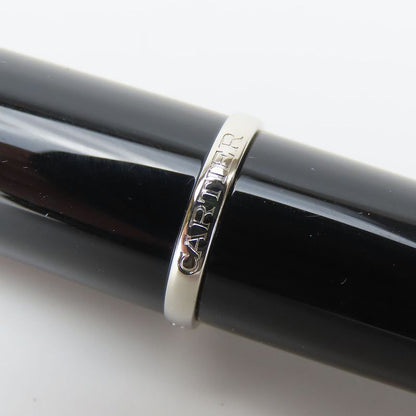 Cartier Fountain Pen Diabolo De St180009 - Black Silver Hardware Nib 18k