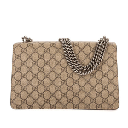 Gucci Dionysus Beige Red Supreme Canvas Shoulder Bag — view 5