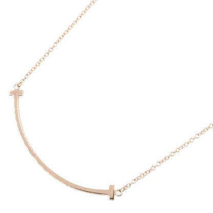 Tiffany & Co Necklace T Smile Small 41 46 cm 18k Pink Gold