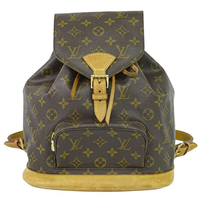 Louis Vuitton Montsouris MM Rucksack Sac Backpack Monogram Brown