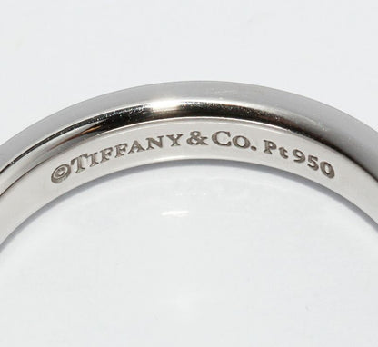 Tiffany & Co Ring Pt950 T&CO Flat Band Ring Width 3mm (012in)