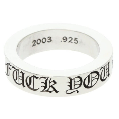 Chrome Hearts mm Spacer Fuckyou Silver Ring