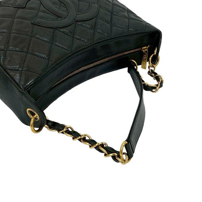 Chanel Chanel Quilted Caviar Leather Semi-one Shoulder Bag Handbag