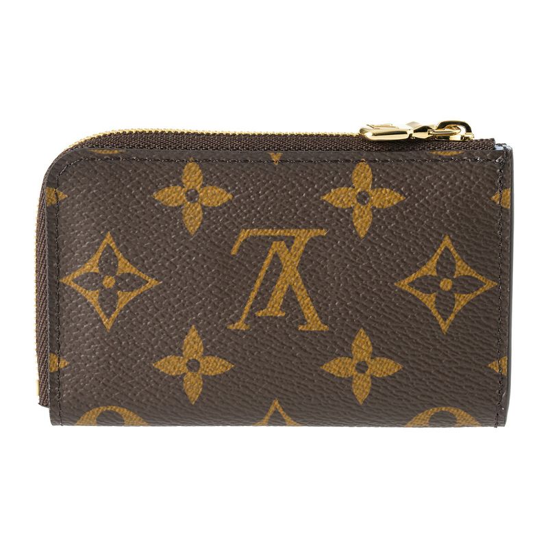 Louis Vuitton Card Case Porte Cles Noir Brown/olympe Blue