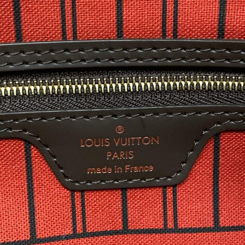Louis Vuitton Damier Neverfull PM N41359 Ebène Tote Bag