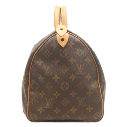 Louis Vuitton 02 M41524 Monogram Speedy 35 Boston Bag Handbag Travel Bag Brown