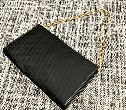 Christian DIOR Trotter Pattern Chain 2WAY Bag: Y2044