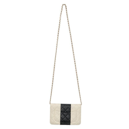 Chanel Ap0250 Chain Wallet Bicolor Lamb Skin Chain Shoulder Bag Women