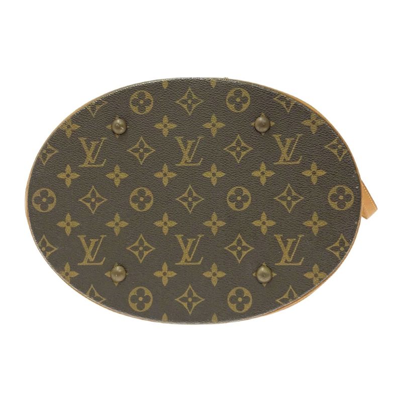 Louis Vuitton M42236 Monogram PVC Bucket GM Shoulder Bag Brown 386493