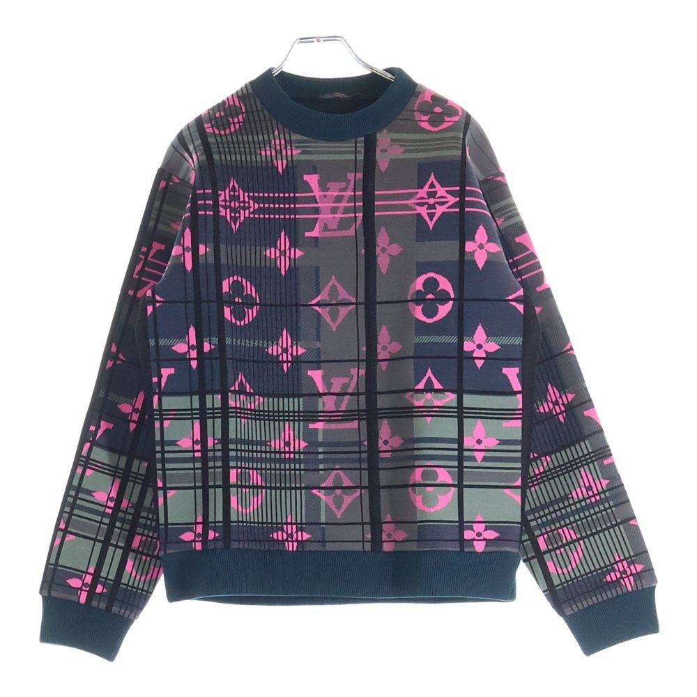 Louis Vuitton Monogram Jacquard Sweatshirt Green