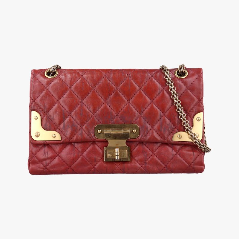 Chanel255 Matelasse Red Lamb Skin A4880713868239