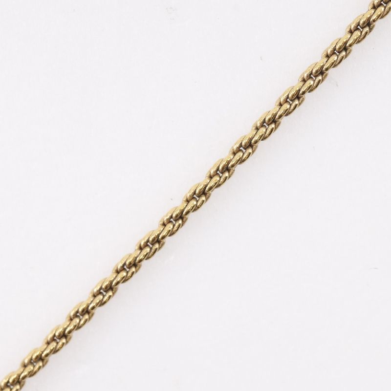 Chanel Coco Mark Vintage Gold Plated Ladies 7.5g Necklace