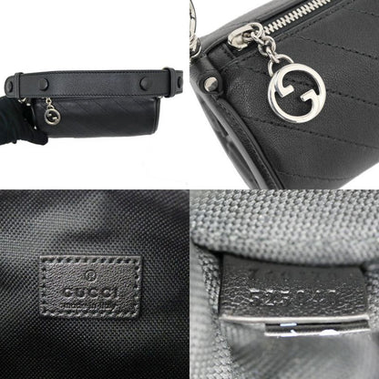 Gucci Blondie Mini Shoulder Bag 760170 One Shoulder - Black Leather