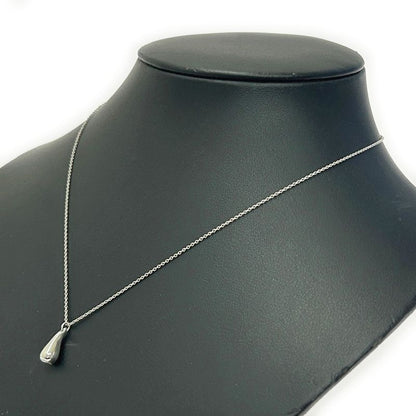 Tiffany & Co Silver Elsa Peretti Tia Dos Rop Necklace 3.1g 925 Engraved 404305