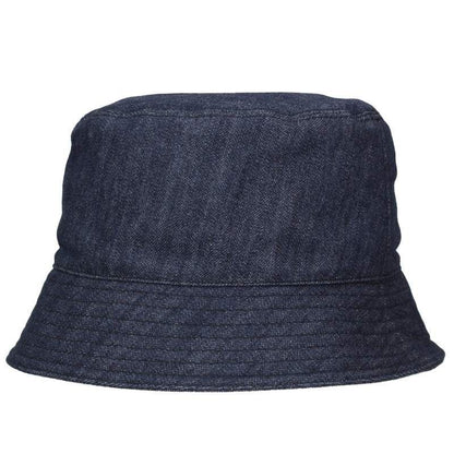 Prada 1hc137 Re-nylon Triangle Plate Denim Bucket Hat Men's L