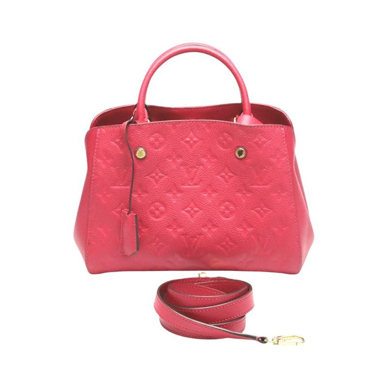 Louis Vuitton Empreinte 2-Way Bag Montaigne BB Handbag Pink