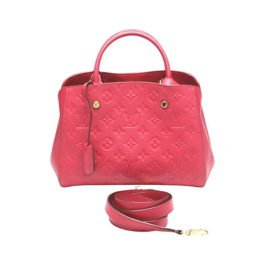 Louis Vuitton Empreinte 2-Way Bag Montaigne BB Handbag Pink