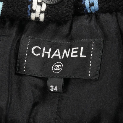 Chanel Skirt Coco Mark Button Tweed Cotton — view 3