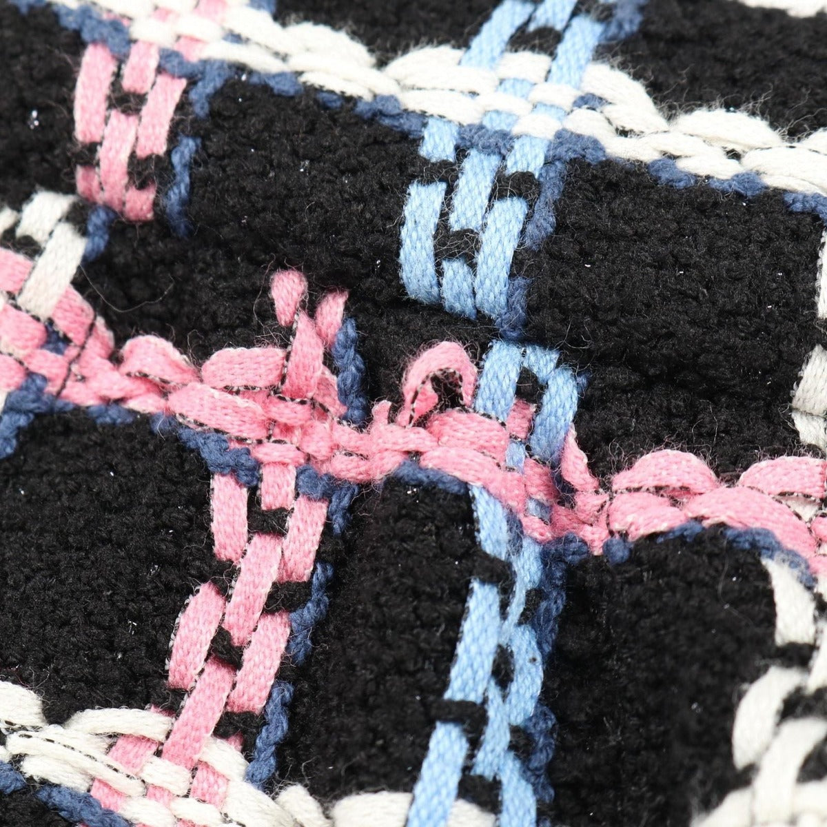 Chanel Skirt Coco Mark Button Tweed Cotton — view 8