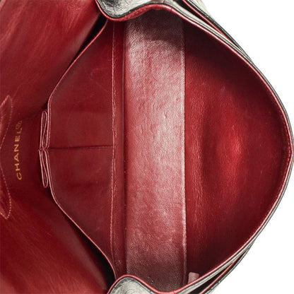 Chanel Matelasse 25 Chain Shoulder Bag Lambskin A01112 Black Gold Hardware Coco