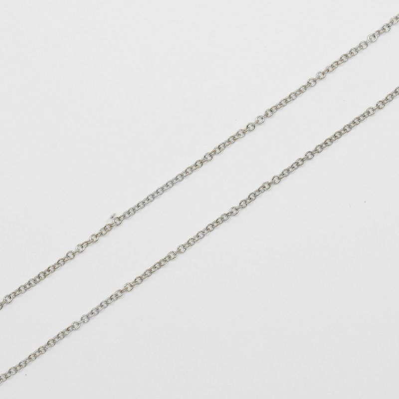 Tiffany & Co T-smile Small 18kwhite Gold Ladies 3g Necklace
