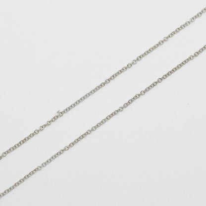 Tiffany & Co T-smile Small 18kwhite Gold Ladies 3g Necklace