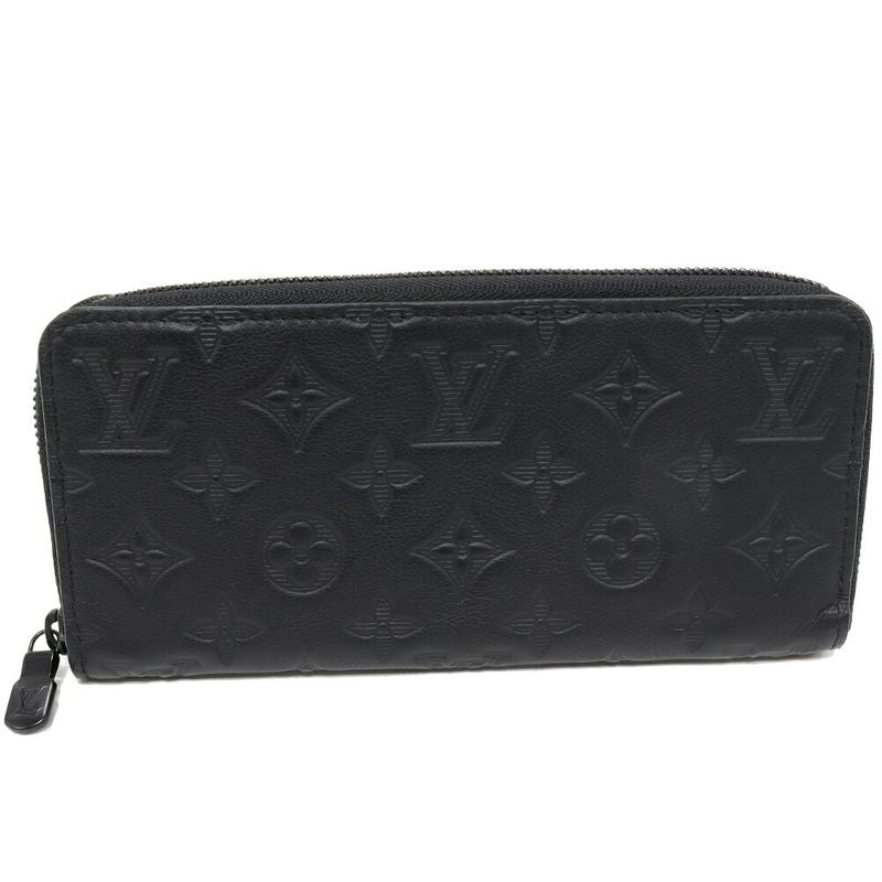 Louis Vuitton Round Zipper Long Wallet With Change Pocket Monogram Shadow Zippy