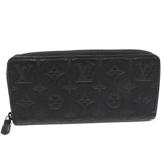 Louis Vuitton Round Zipper Long Wallet With Change Pocket Monogram Shadow Zippy